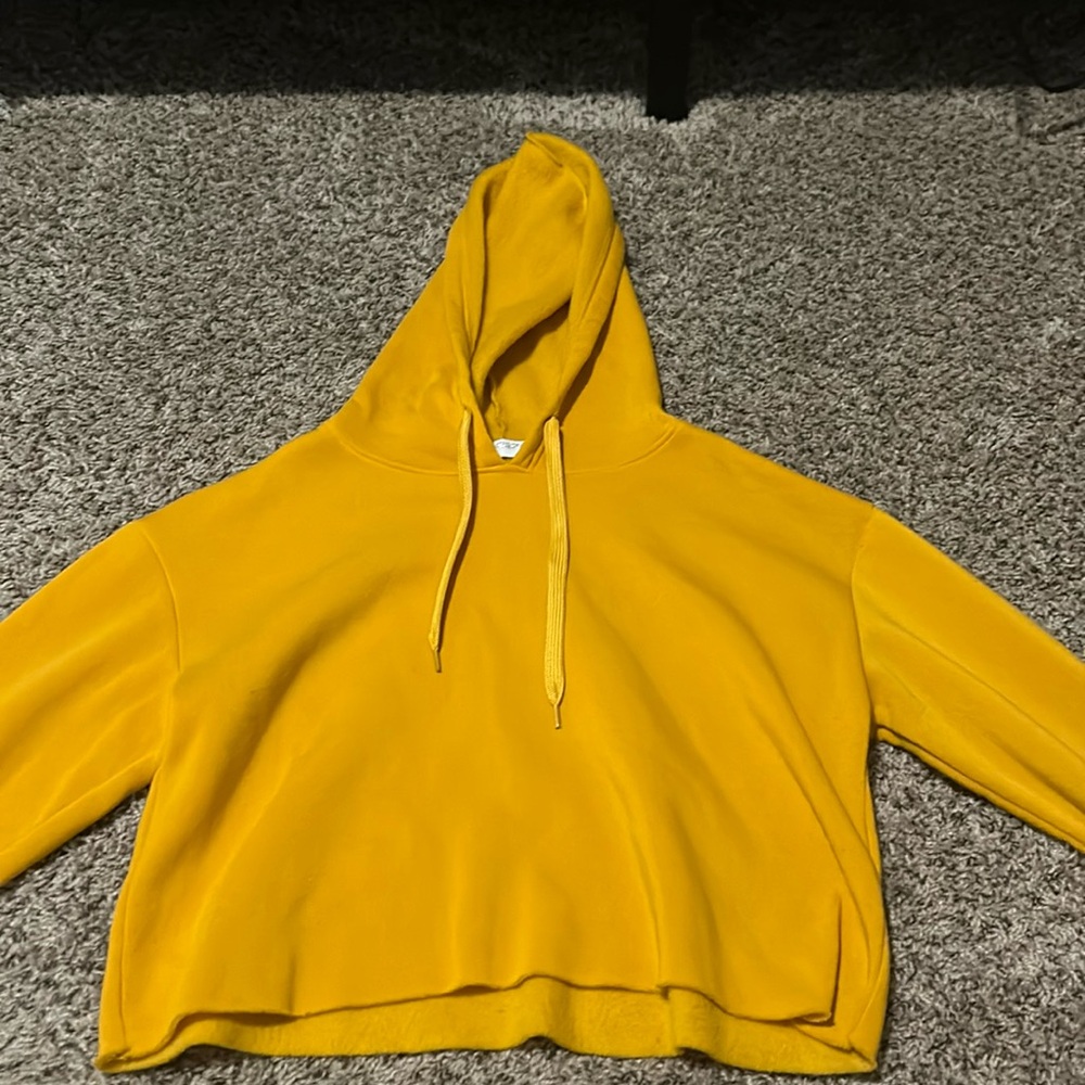 Mustard yellow hoodie